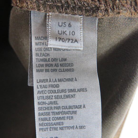 Free People Holding Onto a Dream Cord Mini Skirt Brown Corduroy Short Skirt 6 - Picture 7 of 7